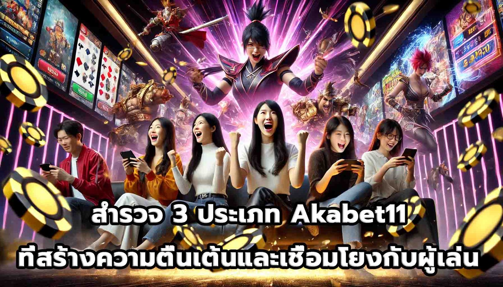 สำรวจ 3 ประเภท Akabet11 ที่สร้างความตื่นเต้นและเชื่อมโยงกับผู้เล่น-11