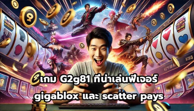 เกม G2g81 ที่น่าเล่นฟีเจอร์ gigablox และ scatter pays-13